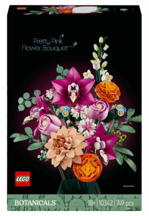Lego Botanique Le joli bouquet de fleurs roses
