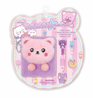 Mini ensemble de papeterie Kawaii - blister