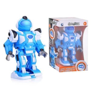 Robot electrique avec son et lumiere  14.5*8.8*20cm - assortie