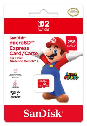 CARTE MICRO SD EXPRESS SWITCH 2 MICRO SD EXPRESS 256 Go
