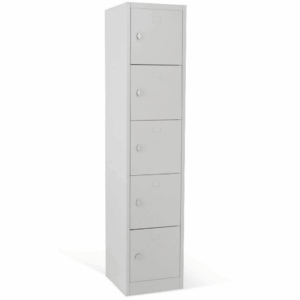 VESTIAIRE 05 CASES DEPART METALLIQUE H180 L 40 P50