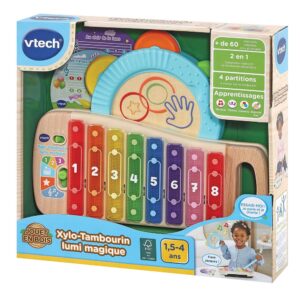 Vtech Xylo-tambourin lumi-magique - en bois
