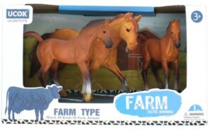 Coffret de 3 chevaux