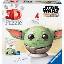 Ravensburger Puzzle 3D rond Star Wars le mandalorian Grogu 72pcs