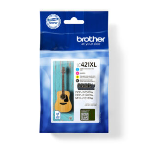 Brother LC421XLVAL - Pack de 4 cartouches d'encre originales (BROLC421XLVAL)